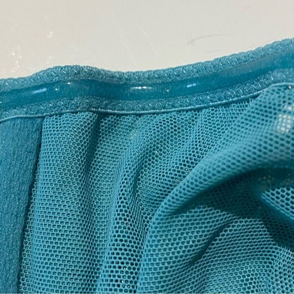 Victoria's Secret Turquoise Mesh Lace Strapless Bralette Bra Women's Size Medium - Picture 2 of 15